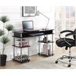 Convenience Concepts Designs2Go No Tools Student Desk in Black Wood Finish