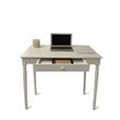 Convenience Concepts French Country Desk in White Wood Finish with Drawer