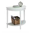 Convenience Concepts French Country Entryway Table in White Wood Finish