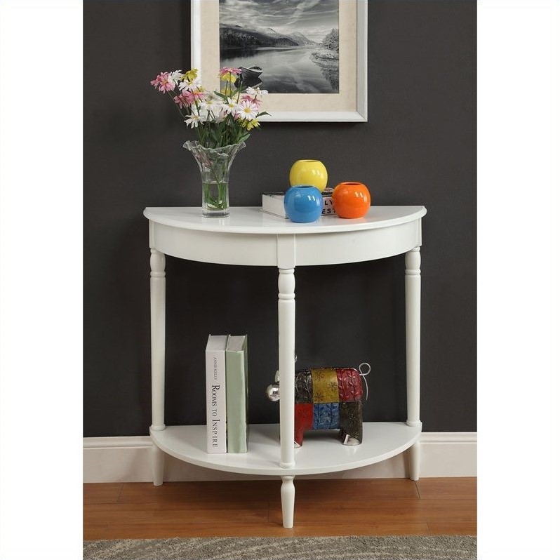 Convenience Concepts French Country Entryway Table White 6042182w