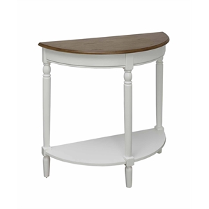 Convenience Concepts French Country Entryway Table in Black Wood Finish