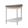 Convenience Concepts French Country Entryway Table in Black Wood Finish