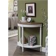 Convenience Concepts French Country Entryway Table in Black Wood Finish