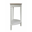 Convenience Concepts French Country Entryway Table in Black Wood Finish