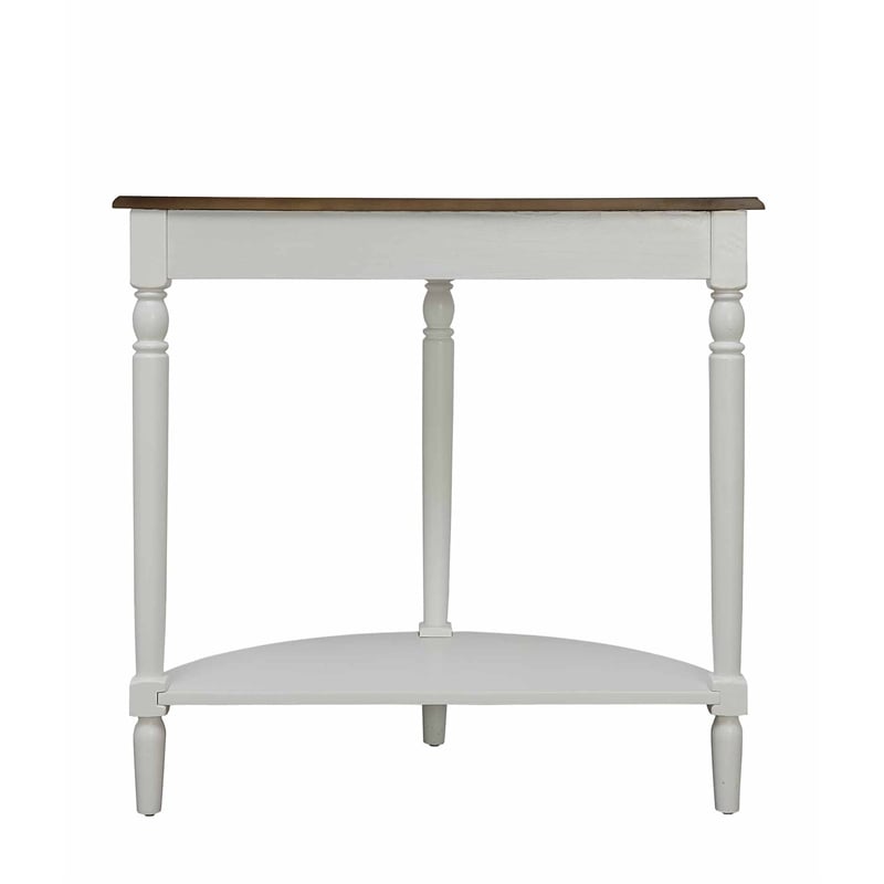 Convenience Concepts French Country Entryway Table in Black Wood Finish