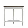 Convenience Concepts French Country Entryway Table in Black Wood Finish