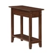 Convenience Concepts American Heritage Flip Top End Table - Espresso Wood Finish