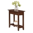 Convenience Concepts American Heritage Flip Top End Table - Espresso Wood Finish