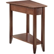 Convenience Concepts American Heritage Wedge End Table in Espresso