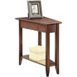 Convenience Concepts American Heritage Wedge End Table in Espresso