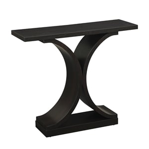 Convenience Concepts Newport Infinity Console Table in Espresso Wood Finish