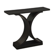 Convenience Concepts Newport Infinity Console Table in Espresso Wood Finish