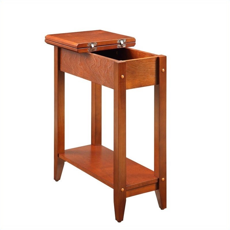 Concepts American Heritage Cherry Flip Top End Table