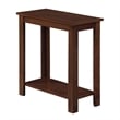 Designs2Go Baja Chairside End Table in Espresso Mahogany Wood Finish