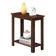 Designs2Go Baja Chairside End Table in Espresso Mahogany Wood Finish