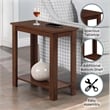 Designs2Go Baja Chairside End Table in Espresso Mahogany Wood Finish