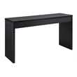 Convenience Concepts Northfield Hall Console in Black Wood Finish