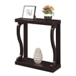 Convenience Concepts Newport Gramercy Console Table in Espresso Wood Finish