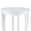 Convenience Concepts American Heritage Round Table in White Wood Finish