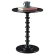 Convenience Concepts Palm Beach Spindle Table in Black Wood Finish