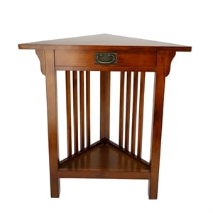 wayborn corner table in brown