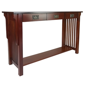 wayborn mission console table 50wx16dx30