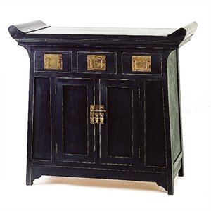 wayborn alter cabinet in antique black