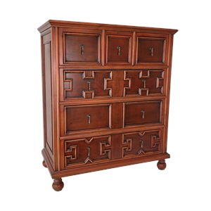 wayborn the english tall accent chest in brown