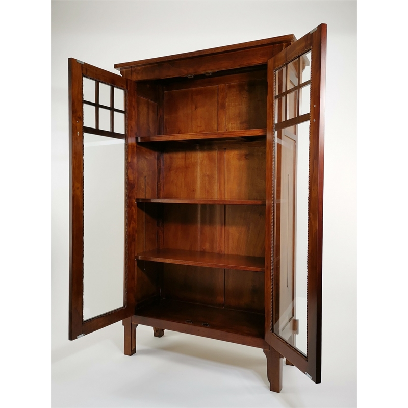 Wayborn 4 Shelf Barrister Bookcase in Oak