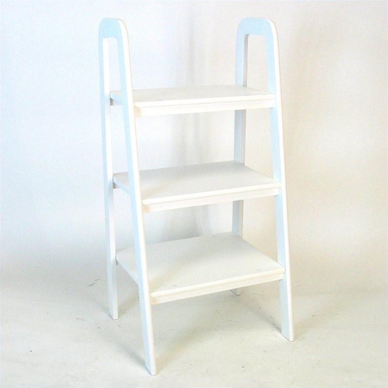 Wayborn Birchwood Ladder Stand in White