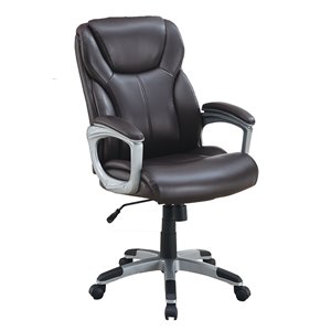 poundex furniture bonded leather office chair