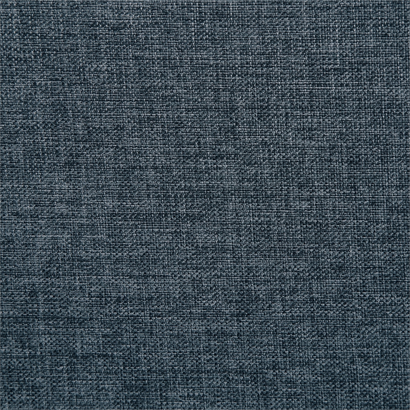 Poundex Furniture 2 Piece Fabric Sofa Loveseat Set in Blue Gray Color