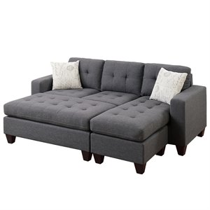 poundex furniture all in one sectional