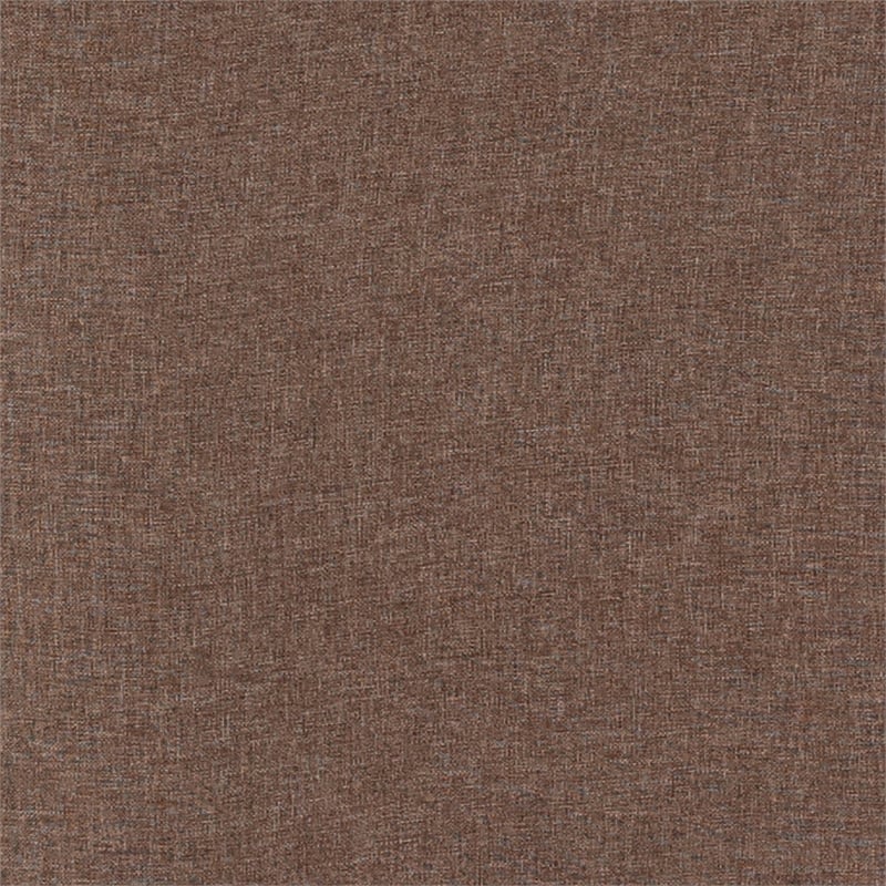 Poundex Round Base Swivel Fabric Accent Chair in Light Coffee color