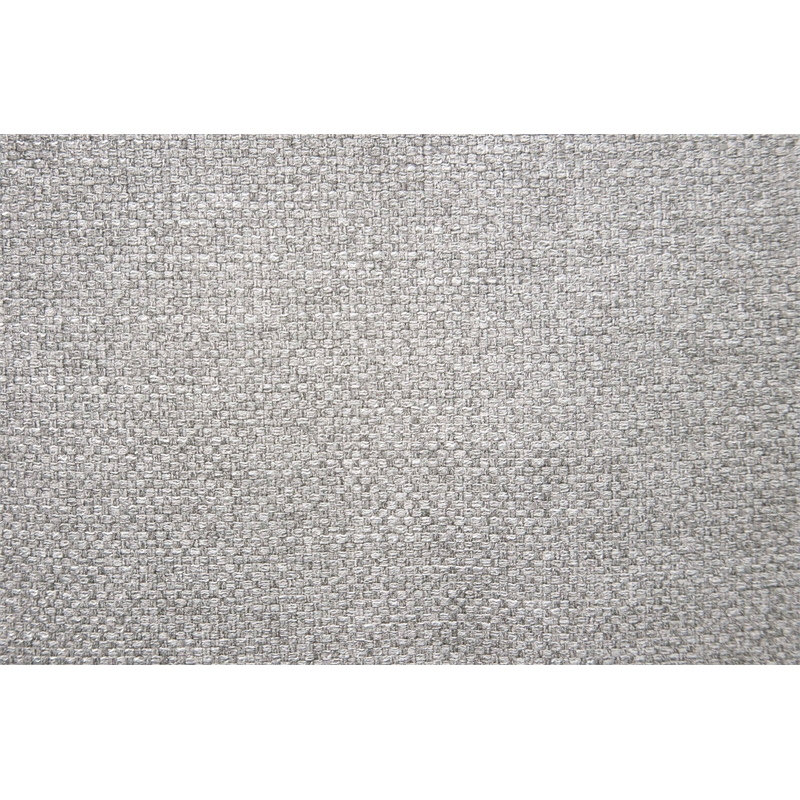 Poundex 2-Piece Burlap-Like-Fabric Sofa & Loveseat Set in Light Gray