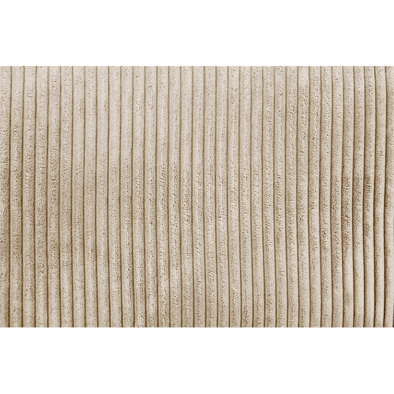 Poundex 2-Piece Corduroy Sectional Set with Foam Cushions XL in Camel