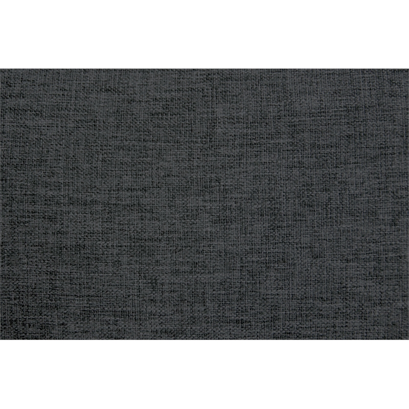 Poundex Reversible Convertible Sectional Fabric Upholstered in Charcoal