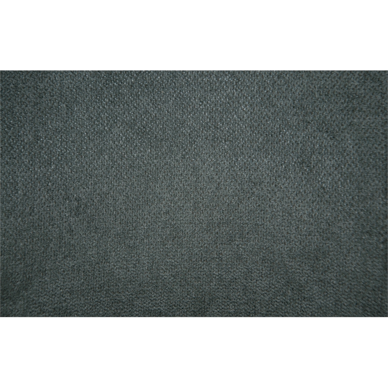 Poundex 2-Piece Sectional Set in Dark Gray Velvet Upholstery