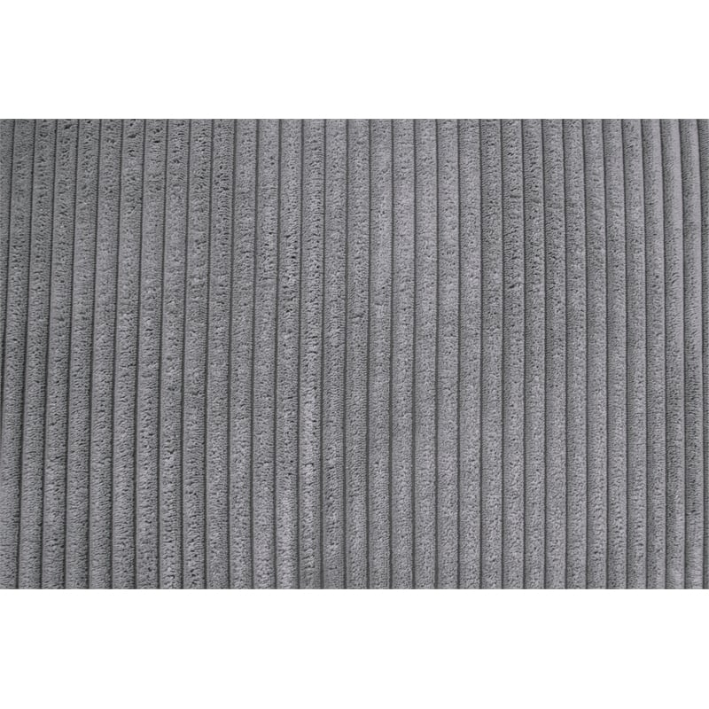 Poundex Foam-Filled 4-Piece Sectional Sofa in Soft Light Gray