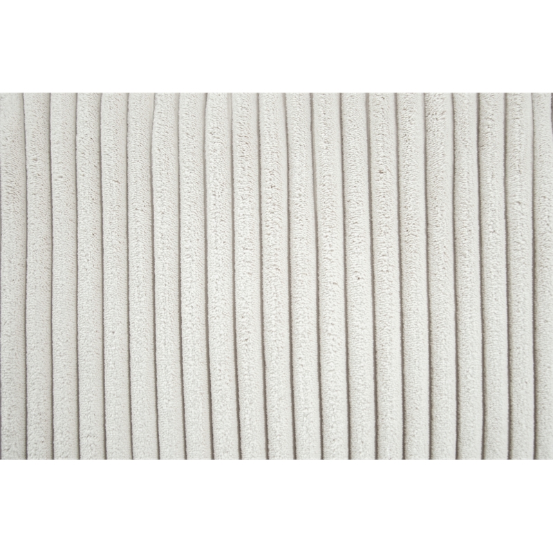 Poundex Foam-Filled 4-Piece Sectional Sofa in Soft Ivory Finish