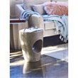 Moe's Home Collection Aylard Contemporary Stone Garden Stool in Gray
