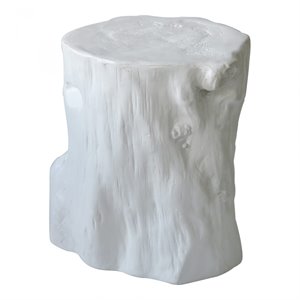 moe's log ceramic log stool