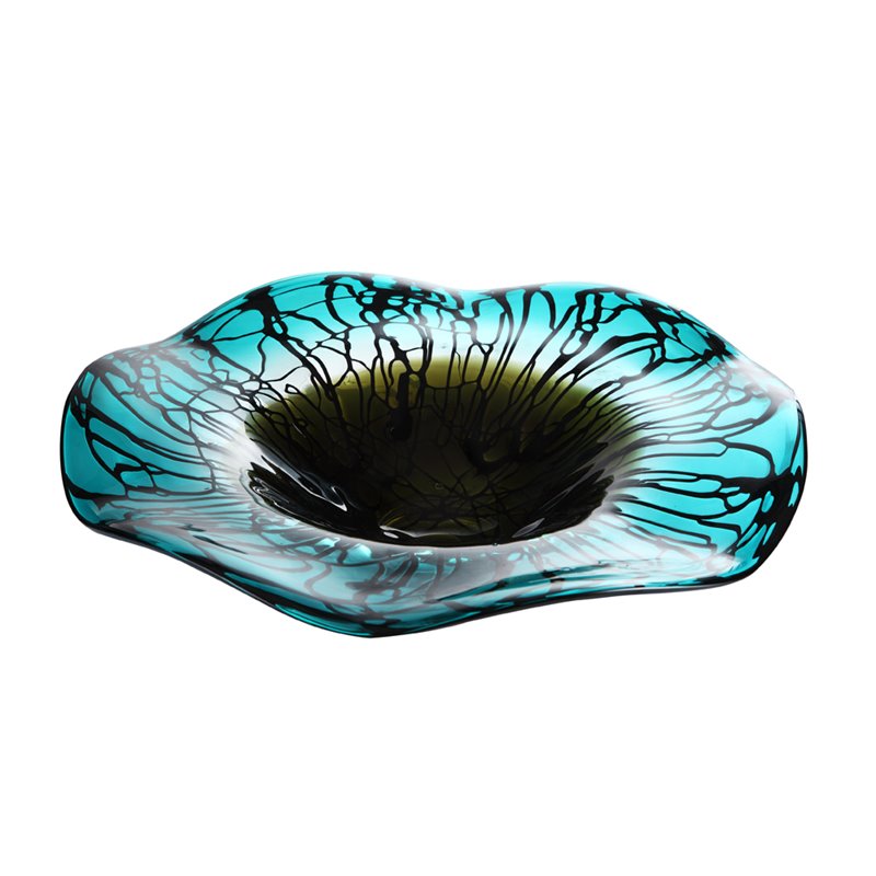 Moe's Aqua Glass Wall Plate (Set of 2) eBay