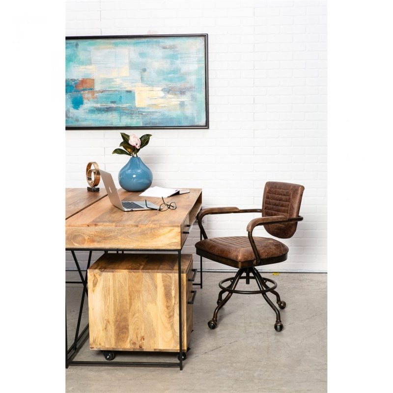 foster leather desk chair