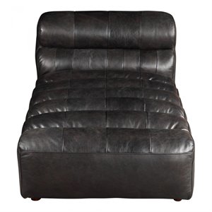 moe's home ramsay leather chaise