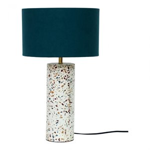 moe's home terrazzo marble table lamp