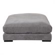 Moe's Home Collection Tumble Ultra-Soft Corduroy Fabric Ottoman