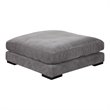 Moe's Home Collection Tumble Ultra-Soft Corduroy Fabric Ottoman
