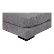 Moe's Home Collection Tumble Ultra-Soft Corduroy Fabric Ottoman