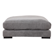 Moe's Home Collection Tumble Ultra-Soft Corduroy Fabric Ottoman
